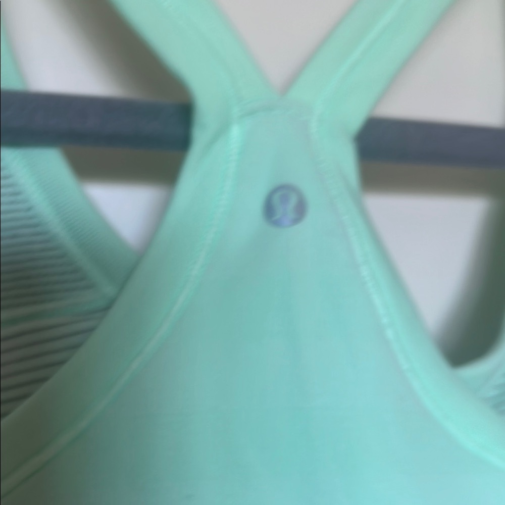 Mint Green Racerback Tank Top - Picture 3 of 3
